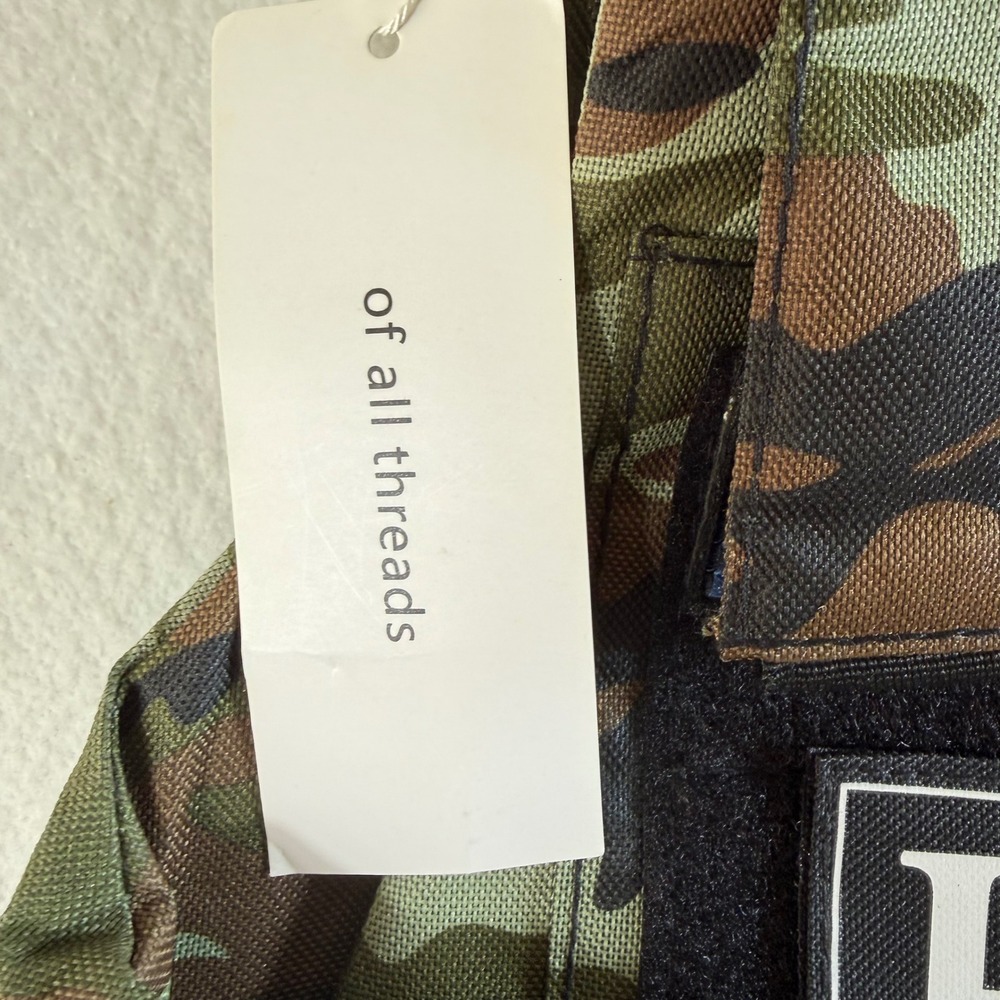 Of All Threads Tactical Vest Mens OSFA Camo ICONS Restricted Green Camo NEW - Picture 11 of 11